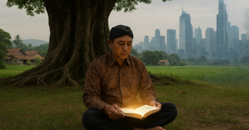 Cerpen emosional tentang Umar, mantan hotelier yang menemukan makna hidup lewat filosofi Jawa: narimo, ngelmu, lan nuwun. Penuh inspirasi dan refleksi. 