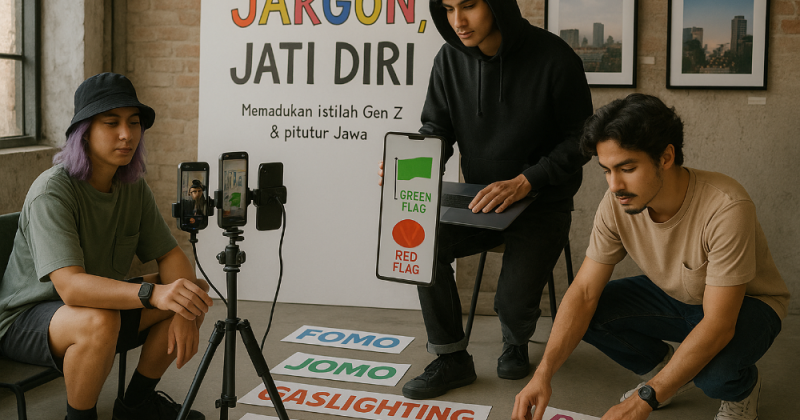 Cerita urban tentang komunitas Gen Z yang menyulam bahasa gaul dengan pitutur Jawa—dari gaslighting hingga JOMO—menyalakan harapan di tengah hiruk-pikuk kota.