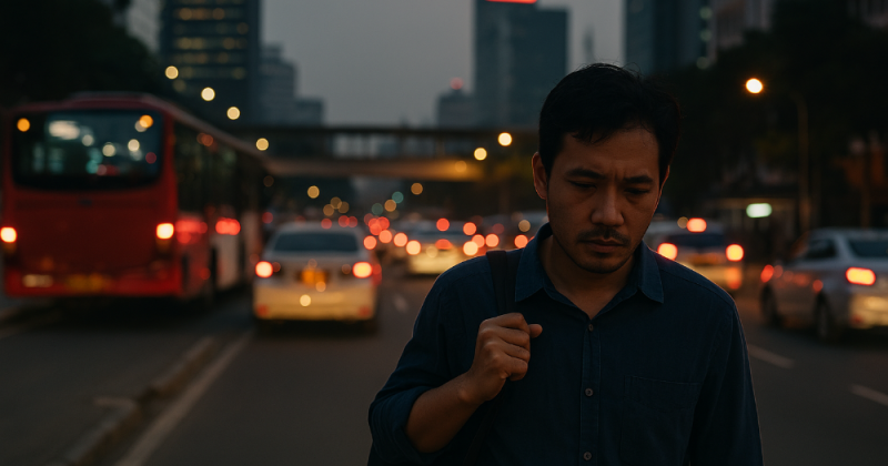 Cerpen urban-emosional tentang Aria Kerta yang belajar bahwa sabar harus ditopang logika. Saat batas kemanusiaan dilanggar, ia memilih melawan dengan martabat.