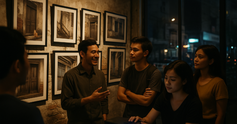 Cerpen Kompas-Minggu-style tentang Pujawati yang memohon tenang dari cinta, bertemu Pragalba, dan belajar memulihkan hati di tengah bisingnya kota Jakarta.