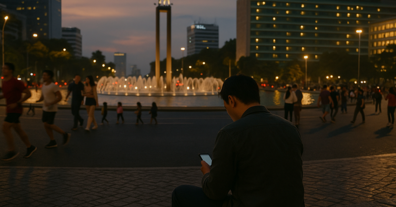 Cerpen urban tentang Hamzah–Zubaidah: cinta yang belajar melepaskan, integritas di tengah rimba beton, dan harga air mata yang tak murah.