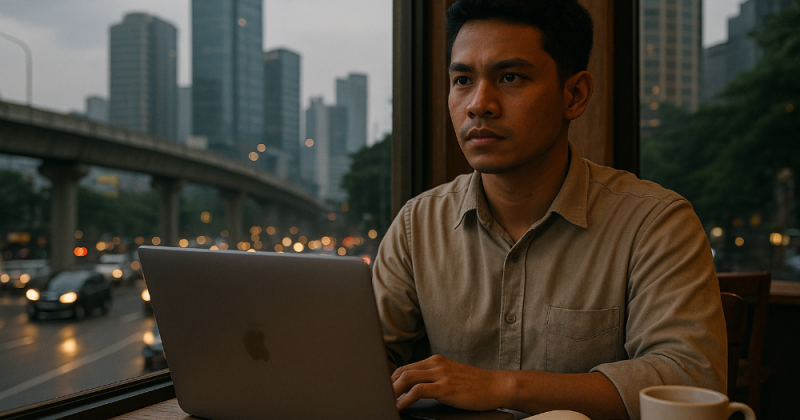 Cerpen emosional berlatar Jakarta tentang Angling yang akhirnya berhenti menunduk, menegakkan batas, dan berdiri demi martabat serta harga dirinya.