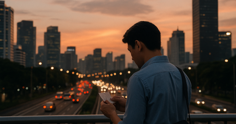 Cerpen urban emosional tentang strategi, intrik, dan penebusan di Jakarta—adaptasi nuansa Menak Madura. Filmis, logis, dan menyentuh sanubari pembaca.