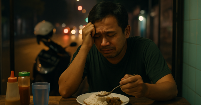 Cerpen urban bergaya Kompas Minggu tentang empat orang di Jakarta yang belajar memilih tempat untuk jatuh. Emosional, filmis, dan menyentuh hati.