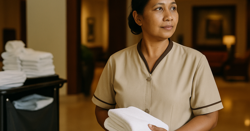 Cerpen urban tentang Jayengrana, pekerja hotel yang menyalakan nilai Jawa dan humanisme di lobi kota—mengubah SOP jadi empati, dan kerja jadi ruang bertumbuh.