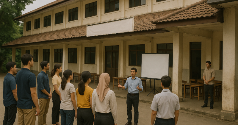 Kisah Rengganis membangun kampus keterampilan bersama Tole: dicari, diabaikan, diuji integritas—namun tetap melangkah tanpa kehilangan jati diri.