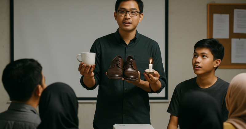 Cerita urban tentang Panji, Sekar, dan Ragil: melepaskan yang retak, merawat keterampilan, dan jadi lilin kecil yang menerangi gelap kota—hangat, reflektif, menguatkan.