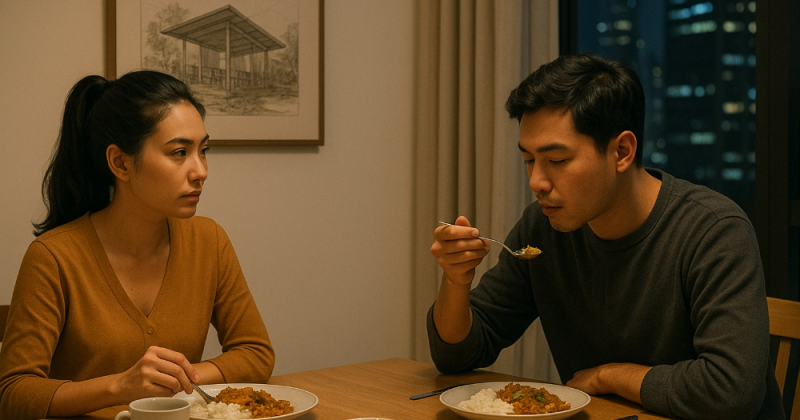 Cerpen bergaya Kompas Minggu tentang Jayeng, Retna, dan Umar—tiga jiwa urban yang belajar bahwa pulang bukan alamat, melainkan keputusan yang menumbuhkan.