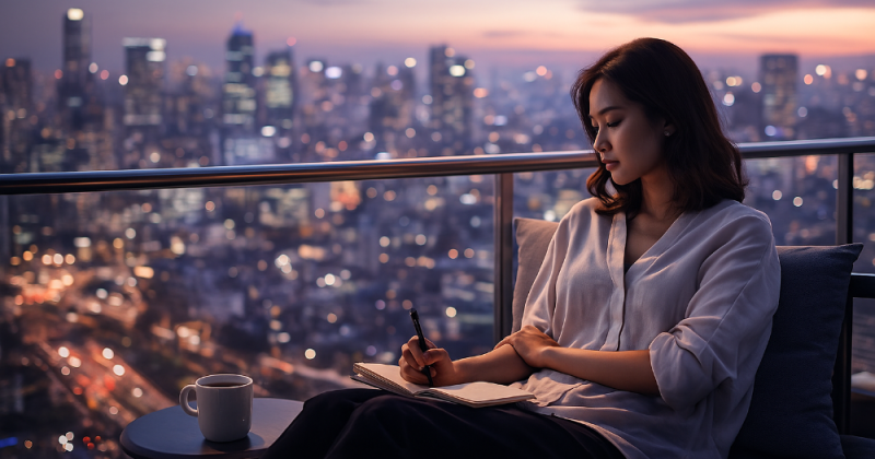 Cerpen urban tentang Adaning, profesional sukses yang tumbang oleh burnout lalu belajar meminta maaf pada diri sendiri dan merawat jiwa di tengah ambisi kota besar.