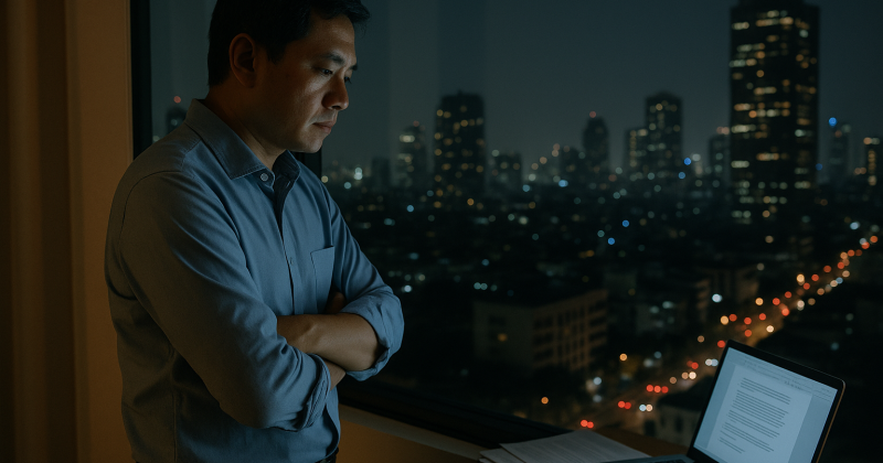 “Paragraf Utama” adalah cerpen urban tentang konsultan kota yang diguncang pesan anonim, dipaksa memilih keberpihakan, dan belajar dari cerita orang-orang kecil.