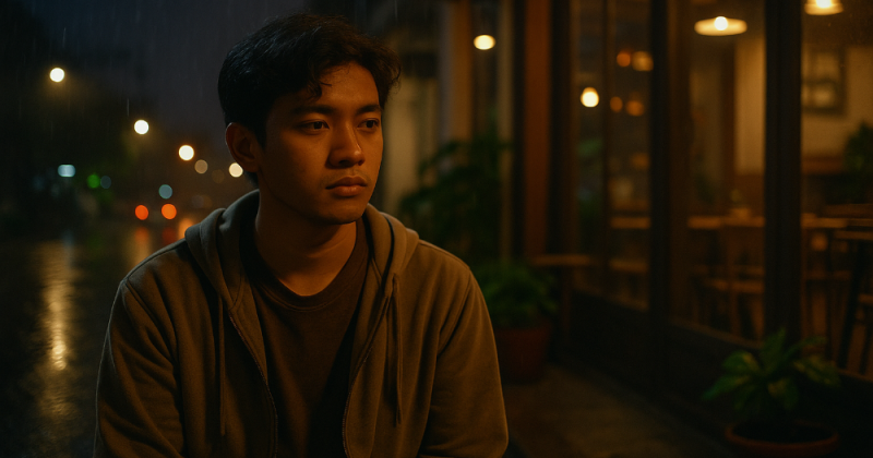 Kisah Laksmana, mahasiswa kelas menengah yang menemukan arah hidup melalui krisis, solidaritas, dan kolaborasi bersama Ajeng, Anggraini, Panji, dan RupaRasa di Kota Malang.