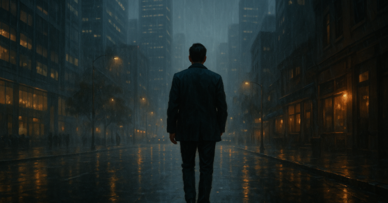 Cerpen urban tentang Jayeng yang menolak menjual harga diri demi diterima lingkaran elit, memilih kesendirian yang merdeka, dan merajut hidupnya kembali.