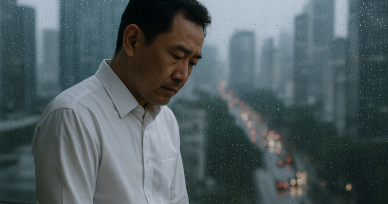 Cerpen reflektif tentang profesional kota yang mengejar angka hingga lupa bernapas, keluarga, dan tubuh—sebuah pengingat sunyi tentang makna hidup.