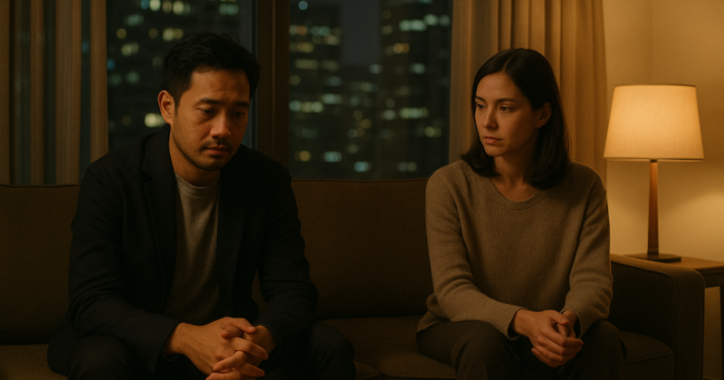 Cerpen urban emosional tentang karier, bisnis, dan lingkaran sosial kelas menengah atas: fitnah, iri, dan protokol dewasa menjaga jarak demi waras.