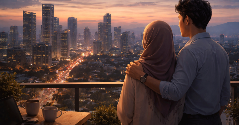 Cerpen emosional berlatar kota Indonesia: Jayeng membangun bisnis edukasi, diuji oleh pengkhianatan partner, lalu memilih integritas dan empati.