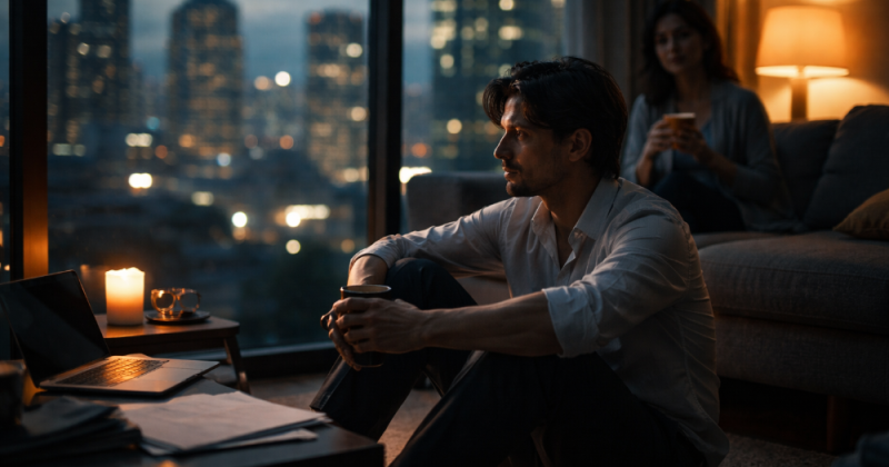 Cerpen ala Kompas Minggu tentang INFJ yang mandiri berlebihan, diserang fitnah bisnis, membuka rahasia keluarga, dan belajar hadir dalam kedekatan.