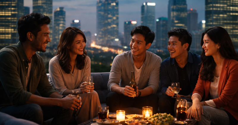 Cerpen emosional tentang eksperimen relasi di kota besar: saat para profesional sukses belajar hadir, jujur, dan menemukan makna koneksi manusia.