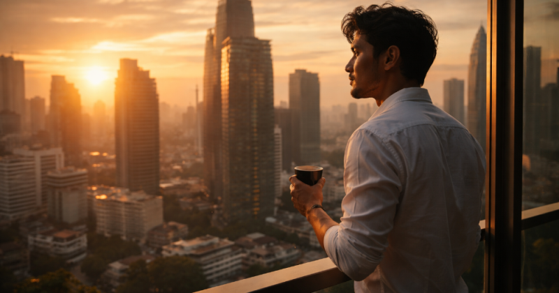 Cerpen reflektif tentang Lintang Asmoro Tunggal, lelaki sukses yang memilih hidup sendiri, berdamai dengan masa lalu, dan memberi makna bagi orang lain.