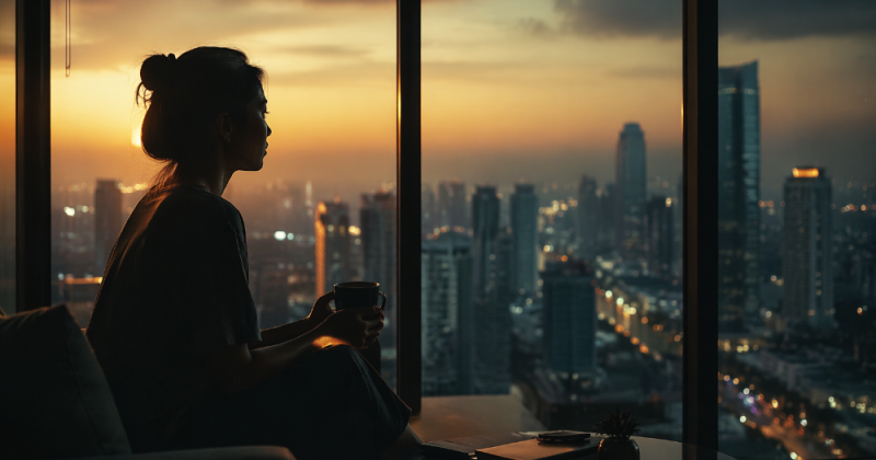 Cerpen sastra emosional tentang karier, bisnis, persahabatan, dan pencarian jati diri dalam kehidupan urban kelas menengah atas Indonesia.